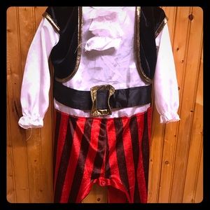 Toddler pirate costume